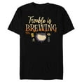 thumbnail image 1 of Disney Hocus Pocus Cauldron Trouble is Brewing - Short Sleeve Blended T-Shirt for Adults - Customized-Black Snow Heather, 1 of 5