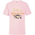 thumbnail image 1 of Disney Hocus Pocus Cauldron Trouble is Brewing - Short Sleeve T-Shirt for Kids - Customized-Soft Pink, 1 of 5