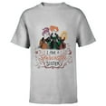 thumbnail image 1 of Disney Hocus Pocus I Am a Sanderson Sister - Short Sleeve T-Shirt for Kids - Customized-Athletic Heather, 1 of 5