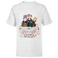 thumbnail image 1 of Disney Hocus Pocus I Am a Sanderson Sister - Short Sleeve T-Shirt for Kids - Customized-White, 1 of 5