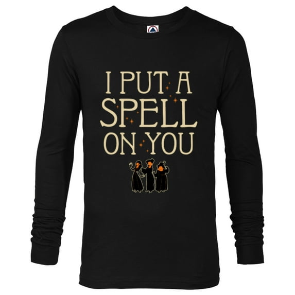 Disney Hocus Pocus I Put A Spell On You Halloween - Long Sleeve T-Shirt for Men - Customized-Black