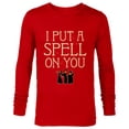 thumbnail image 1 of Disney Hocus Pocus I Put A Spell On You Halloween - Long Sleeve T-Shirt for Men - Customized-New Red, 1 of 5