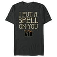 thumbnail image 1 of Disney Hocus Pocus I Put A Spell On You Halloween - Short Sleeve Blended T-Shirt for Adults - Customized-Graphite Snow Heather, 1 of 5