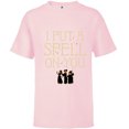 thumbnail image 1 of Disney Hocus Pocus I Put A Spell On You Halloween - Short Sleeve T-Shirt for Kids - Customized-Soft Pink, 1 of 5