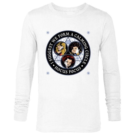 Disney Hocus Pocus I Suggest We Form A Calming Circle - Long Sleeve T-Shirt for Men - Customized-White