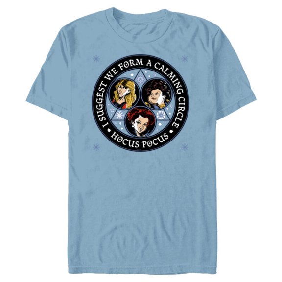 Disney Hocus Pocus I Suggest We Form A Calming Circle - Short Sleeve Blended T-Shirt for Adults - Customized-Celadon Snow Heather