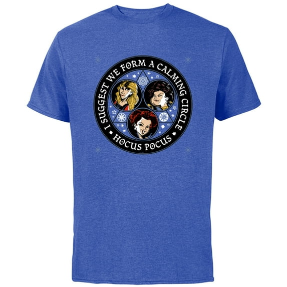 Disney Hocus Pocus I Suggest We Form A Calming Circle - Short Sleeve Cotton T-Shirt for Adults - Customized-Royal Heather