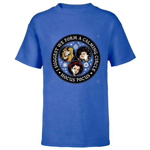 Disney Hocus Pocus I Suggest We Form A Calming Circle - Short Sleeve T-Shirt for Kids - Customized-Royal