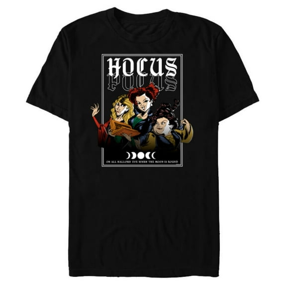 Disney Hocus Pocus On All Hallows’ Eve - Short Sleeve Blended T-Shirt for Adults - Customized-Black Snow Heather