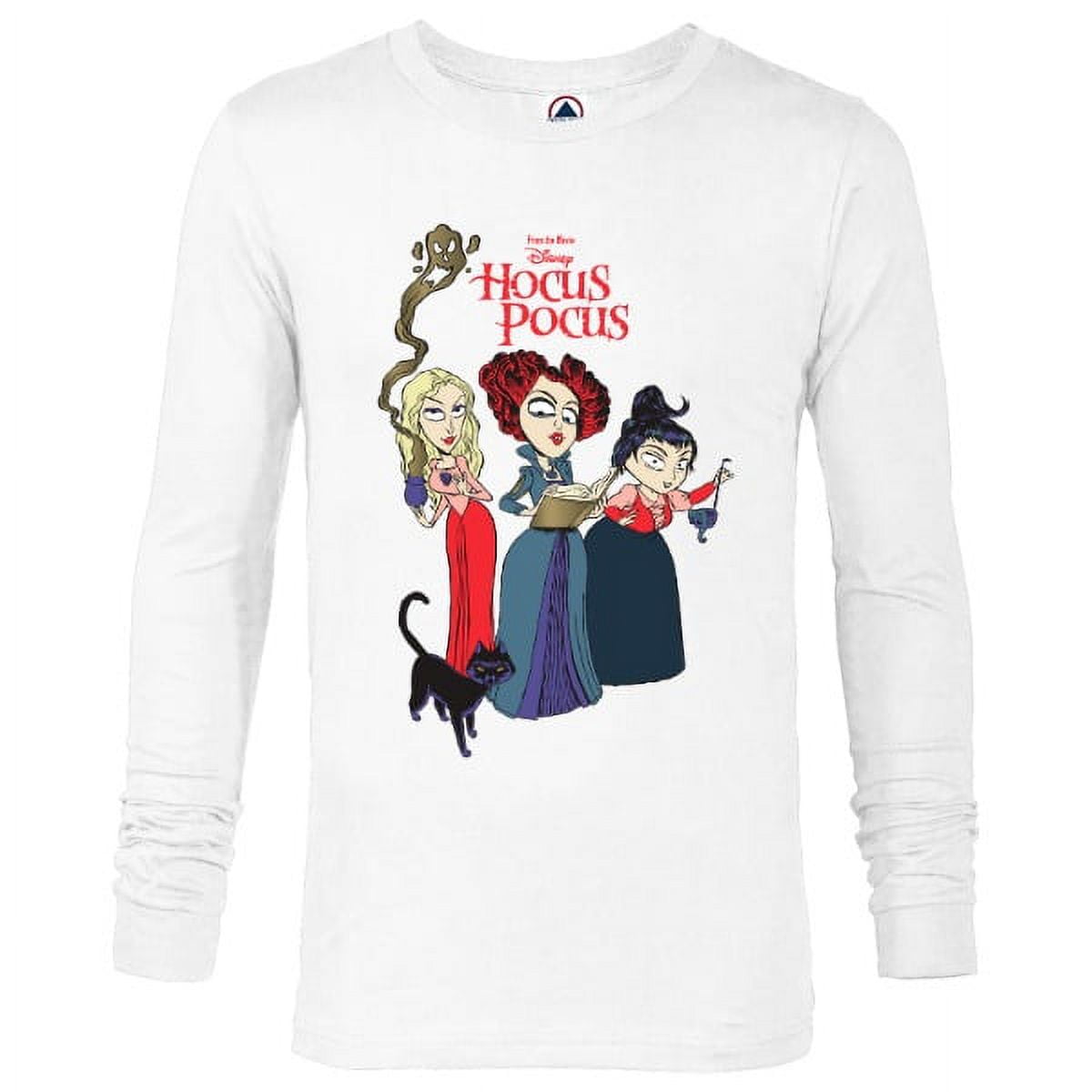 Disney Hocus Pocus Sanderson Sisters Witch Long Sleeve TShirt for Men CustomizedWhite