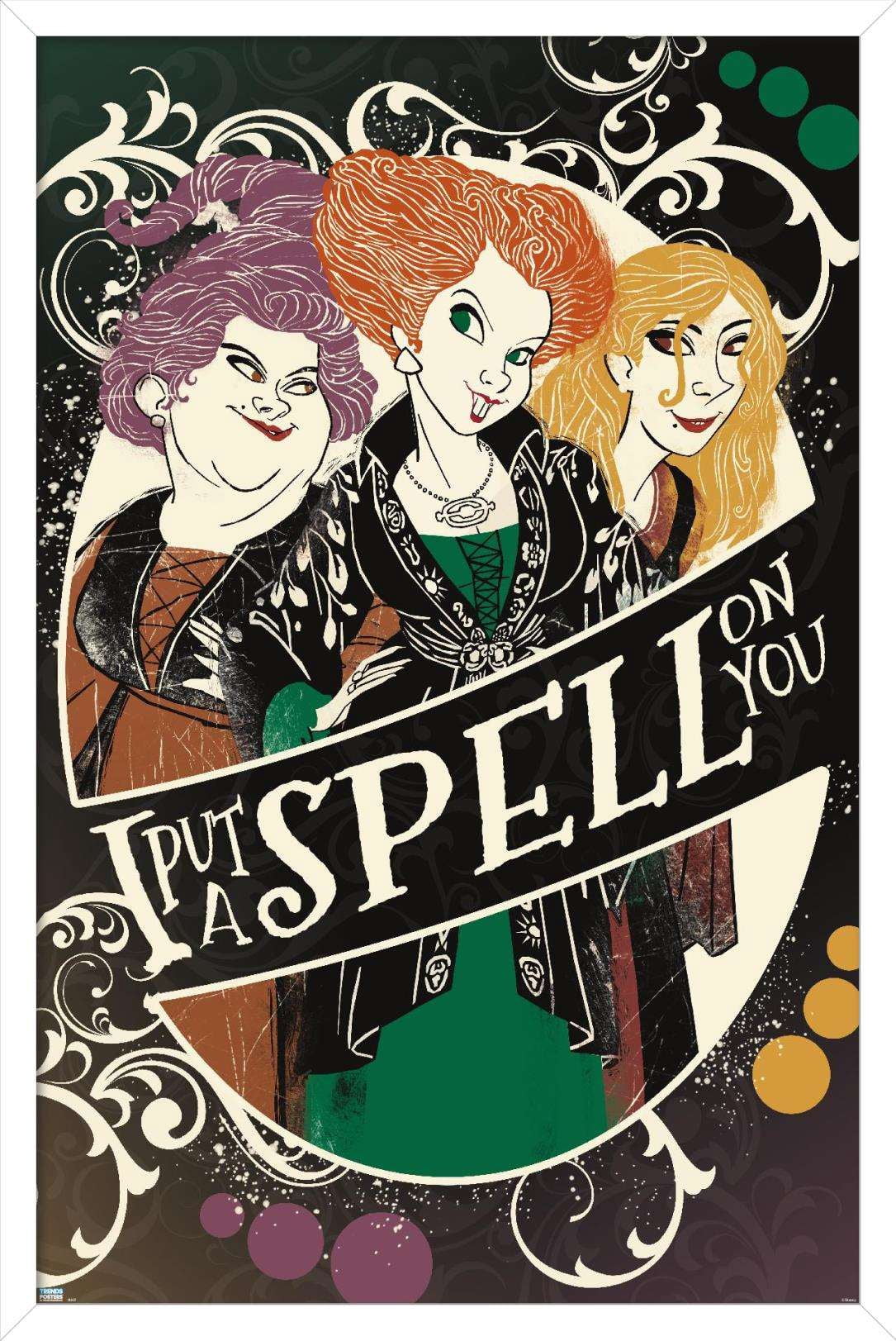 Disney Hocus Pocus - Spell on You Wall Poster, 14.725" x 22.375", Framed