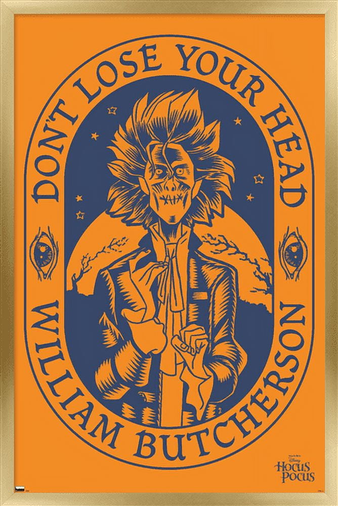 Disney Hocus Pocus - William Butcherson Wall Poster, 14.725" x 22.375", Framed