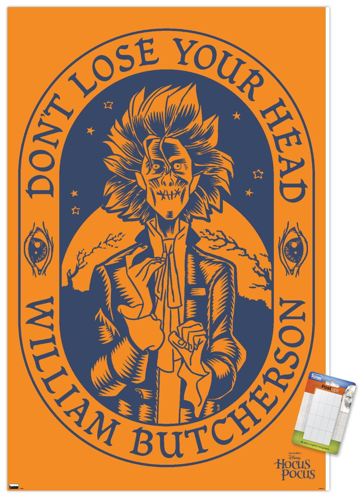 Disney Hocus Pocus - William Butcherson Wall Poster, 14.725" x 22.375"