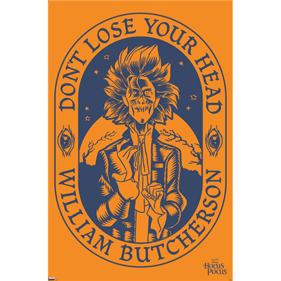 Disney Hocus Pocus - William Butcherson Wall Poster, 14.725" x 22.375"