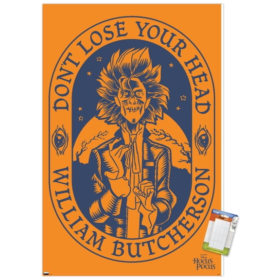 Disney Hocus Pocus - William Butcherson Wall Poster, 22.375" x 34"
