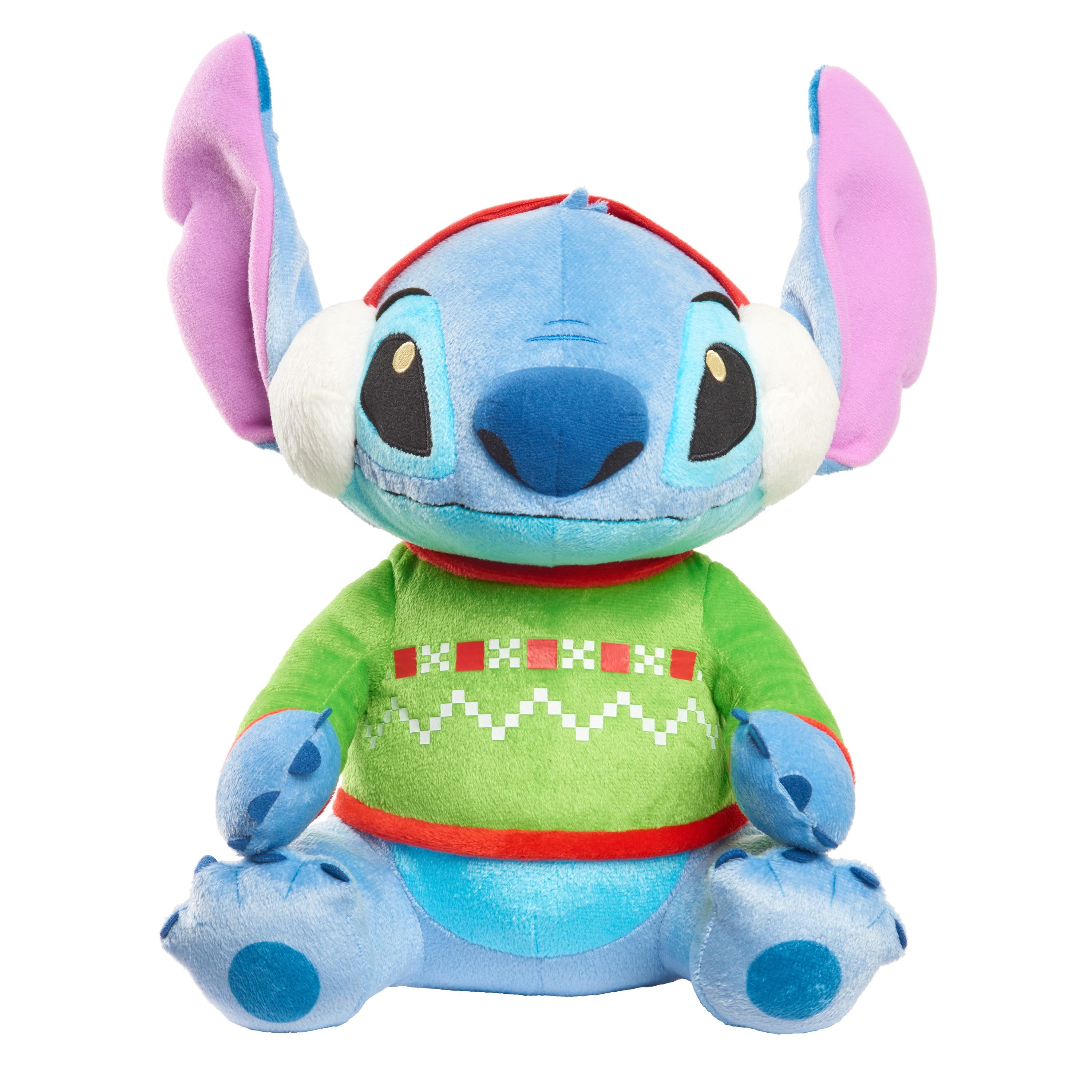 Disney’s Lilo & Stitch 13-inch Large Stitch Plush in Tropical Shirt, Stuffed Animal, Alien
