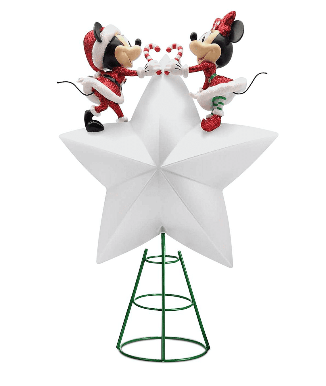 【レア】DISNEY MINNIE CHRISTMAS TREE TOPPER Disney Holiday Cheer Mickey and Minnie Christmas Tree Topper