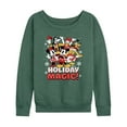 thumbnail image 1 of Disney - Holiday Magic - Women's Lightweight French Terry Long Sleeve Shirt, 1 of 5