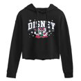 thumbnail image 1 of Disney - Holiday Mickey & Minnie - Juniors Cropped Long Sleeve Fleece Hoodie, 1 of 4