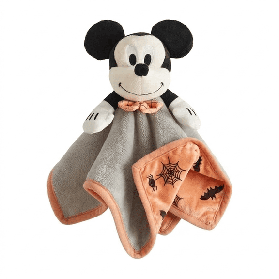 Disney Baby Mickey Mouse Halloween Polyester Lovey Security Blanket 12 x 12 in