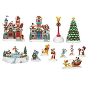 Disney Holiday Village, 13-Piece Set