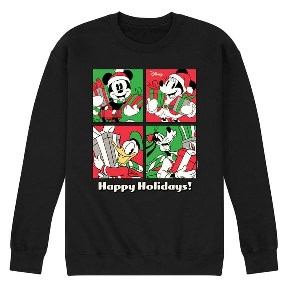 Disney - Holidays Grid - Men's Crew Fleece Sweatshirt Sweatshirt