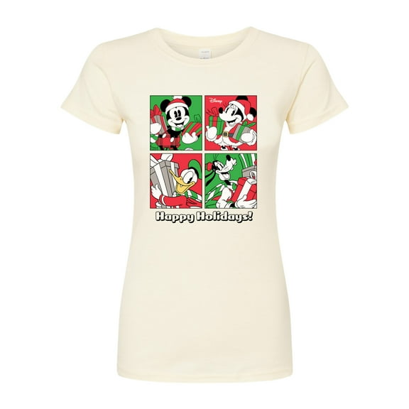 Disney - Holidays - Juniors Fitted Graphic T-Shirt
