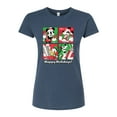 thumbnail image 1 of Disney - Holidays - Juniors Fitted Graphic T-Shirt, 1 of 5