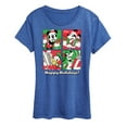thumbnail image 1 of Disney - Holidays - Women's Short Sleeve Graphic T-Shirt, 1 of 5