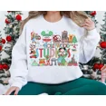 thumbnail image 1 of Disney Hollywood Studios Christmas Mickey and Friends Sweatshirt, Vintage Unisex Sweater, 1 of 5