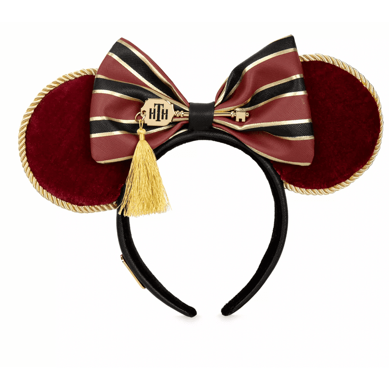 NEW Disney Parks Hollywood Tower Of Terror Hotel Minnie Ears Headband Bow New Hollywood Tower Hotel Minnie Ears at Disney main image 4