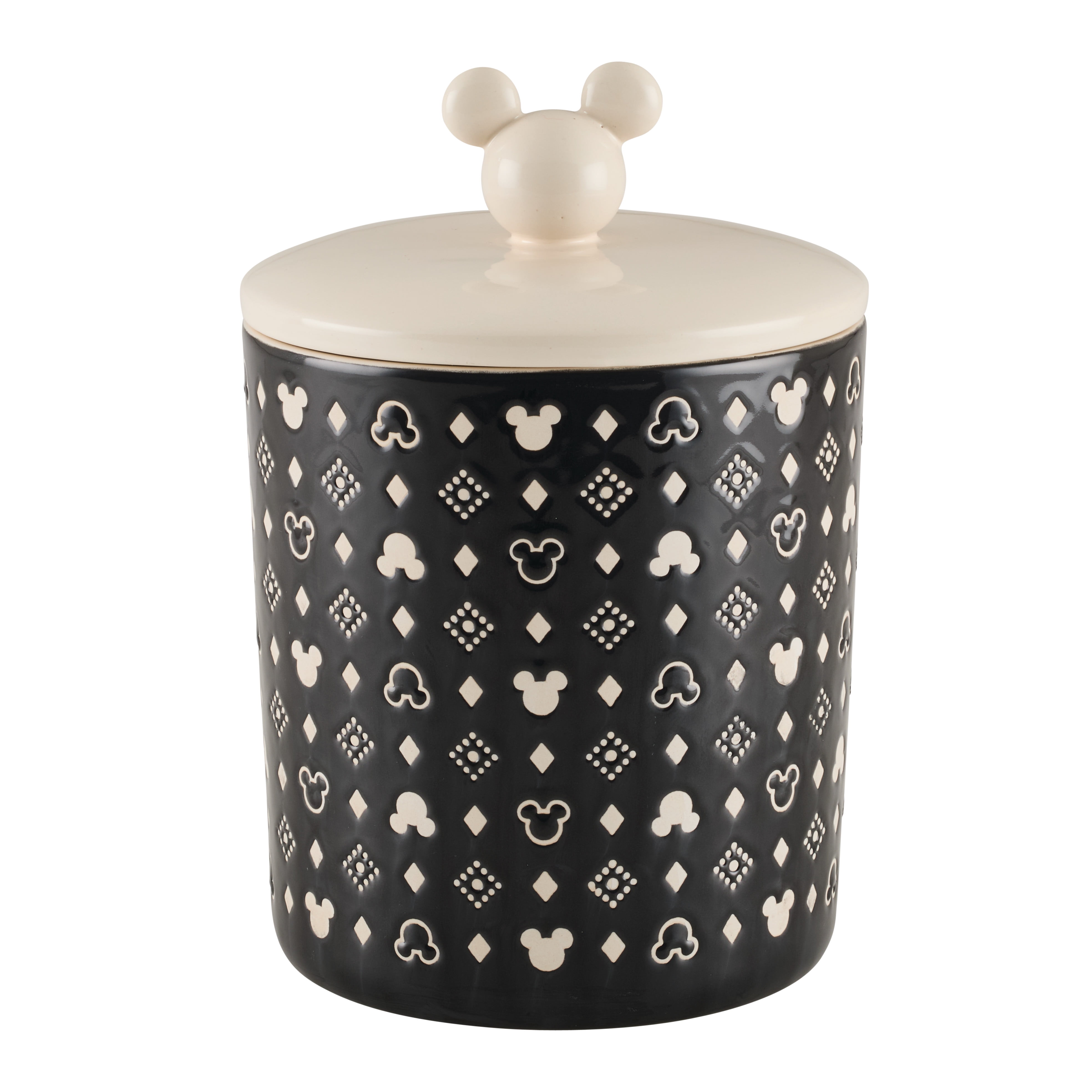 Disney Home Monochrome 12.8 Cup Extra Large Ceramic Canister and