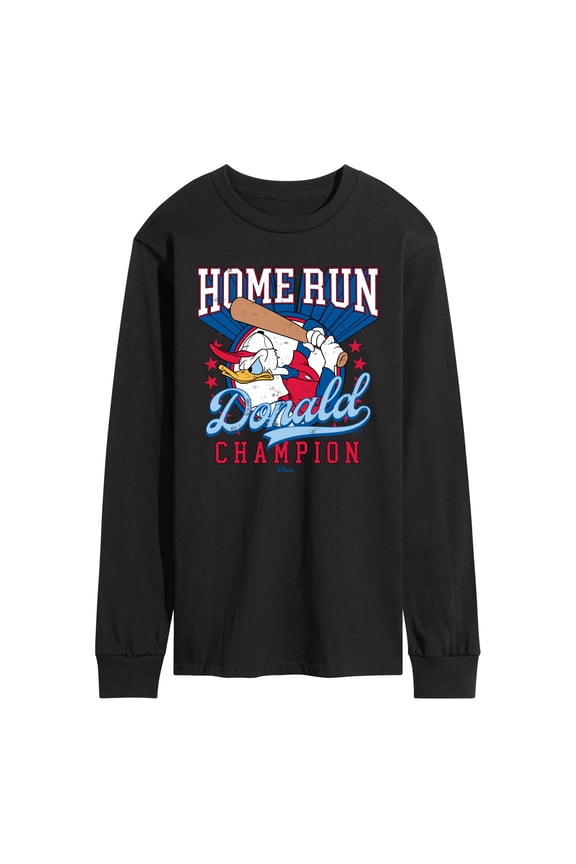 - Home Run Donald - Men's Long Sleeve Graphic T-Shirt