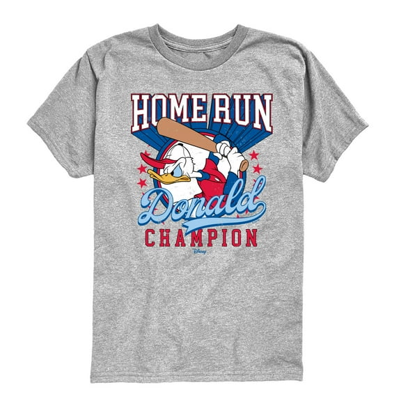 Disney - Home Run Donald - Youth Boys Short Sleeve Graphic T-Shirt