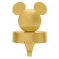 thumbnail image 1 of Disney Homestead Mickey Icon Gold Tone Christmas Holiday Stocking Holder New, 1 of 3