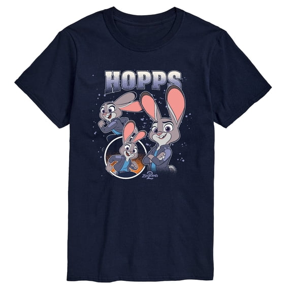 Disney - Hopps Bootleg - Men's Short Sleeve Graphic T-Shirt