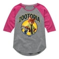 thumbnail image 1 of Disney - Hopps & Wilde - Toddler & Youth Girls Raglan Graphic T-Shirt, 1 of 5