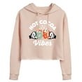 thumbnail image 1 of Disney - Hot Cocoa Vibes - Juniors Cropped Pullover Hoodie, 1 of 5