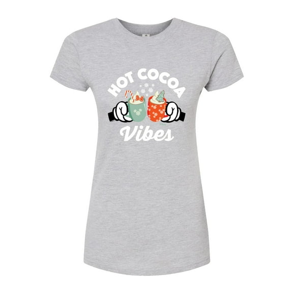 Disney - Hot Cocoa Vibes - Juniors Fitted Graphic T-Shirt