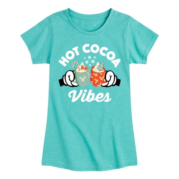 Disney - Hot Cocoa Vibes - Toddler & Youth Girls Short Sleeve Graphic T-Shirt