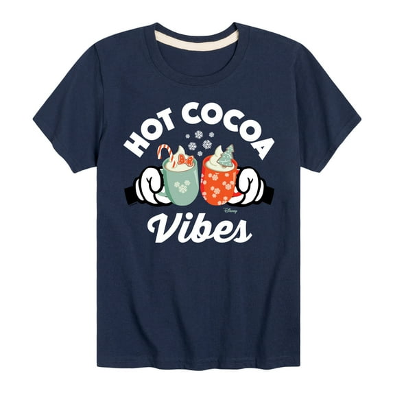 Disney - Hot Cocoa Vibes - Toddler & Youth Short Sleeve Graphic T-Shirt