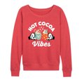 thumbnail image 1 of Disney - Hot Cocoa Vibes - Women's Lightweight French Terry Pullover, 1 of 5
