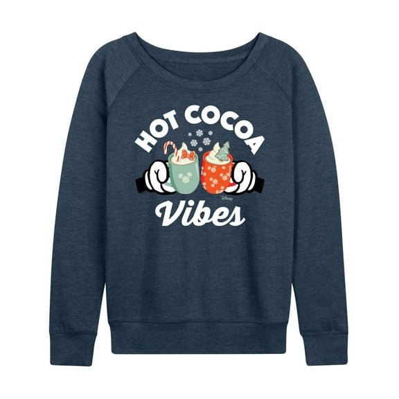 Disney - Hot Cocoa Vibes - Women's Lightweight French Terry Long Sleeve Shirt
