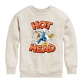 thumbnail image 1 of Disney - Hot Head Donald Duck - Toddler & Youth Crewneck Fleece Sweatshirt, 1 of 5
