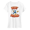 thumbnail image 1 of Disney - Hot Head Donald Duck - Women's Short Sleeve Graphic T-Shirt, 1 of 4