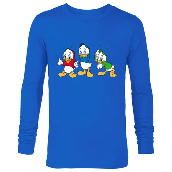 Disney Huey, Dewey, and Louie - Long Sleeve T-Shirt for Men -Customized-Royal