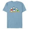 thumbnail image 1 of Disney Huey, Dewey, and Louie - Short Sleeve Blended T-Shirt for Adults -Customized-Ocean Blue, 1 of 5