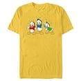 thumbnail image 1 of Disney Huey, Dewey, and Louie - Short Sleeve Blended T-Shirt for Adults -Customized-Yellow, 1 of 5