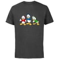 thumbnail image 1 of Disney Huey, Dewey, and Louie - Short Sleeve Cotton T-Shirt for Adults -Customized-Charcoal, 1 of 5