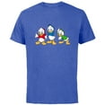 thumbnail image 1 of Disney Huey, Dewey, and Louie - Short Sleeve Cotton T-Shirt for Adults -Customized-Royal Heather, 1 of 5